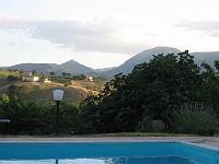Summer - View from pool to the hills
